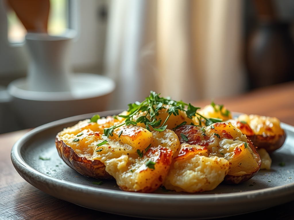 air fryer smashed potato recipes