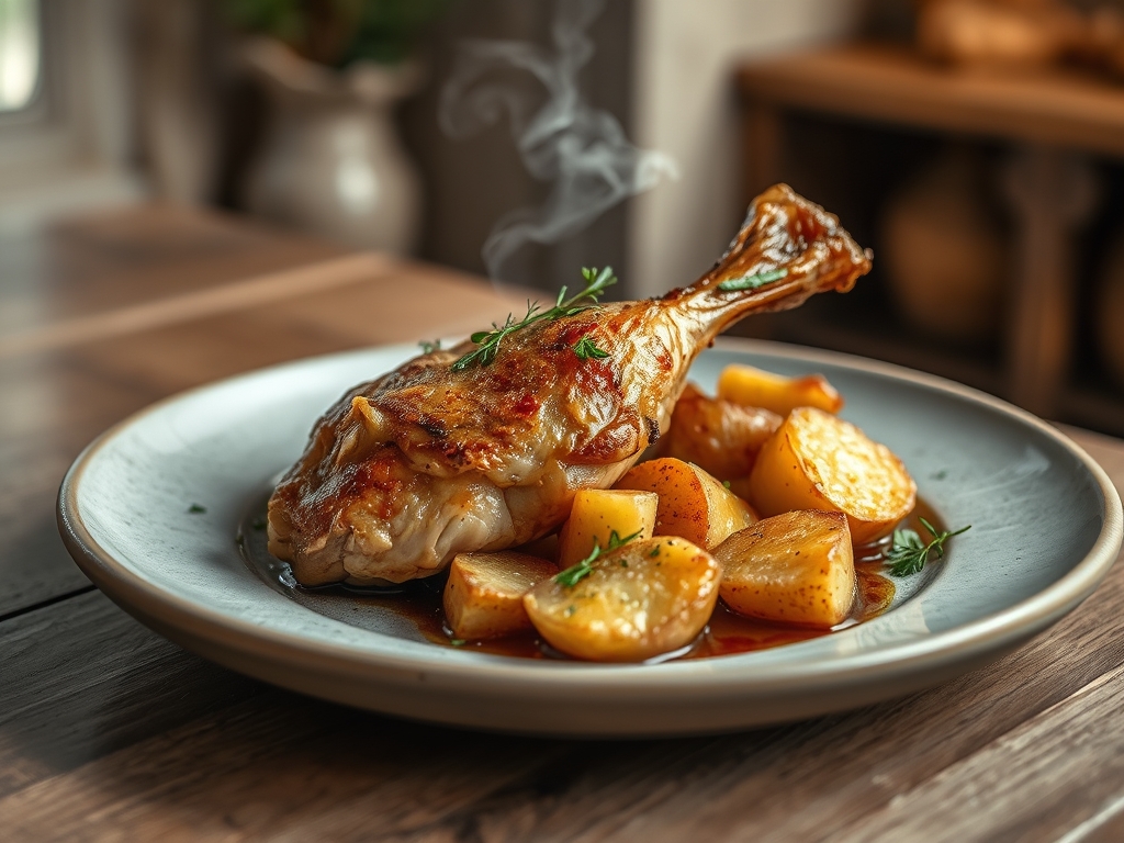 chicken leg and potato recipes