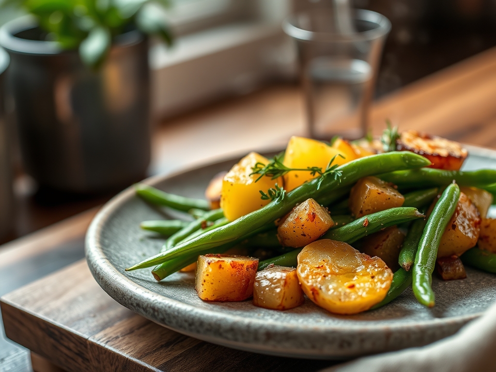 fresh green bean and potato recipes