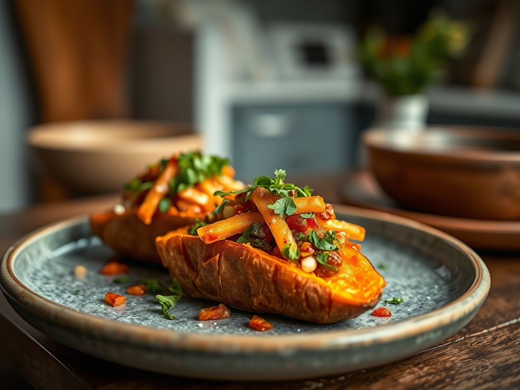 loaded baked sweet potato recipes