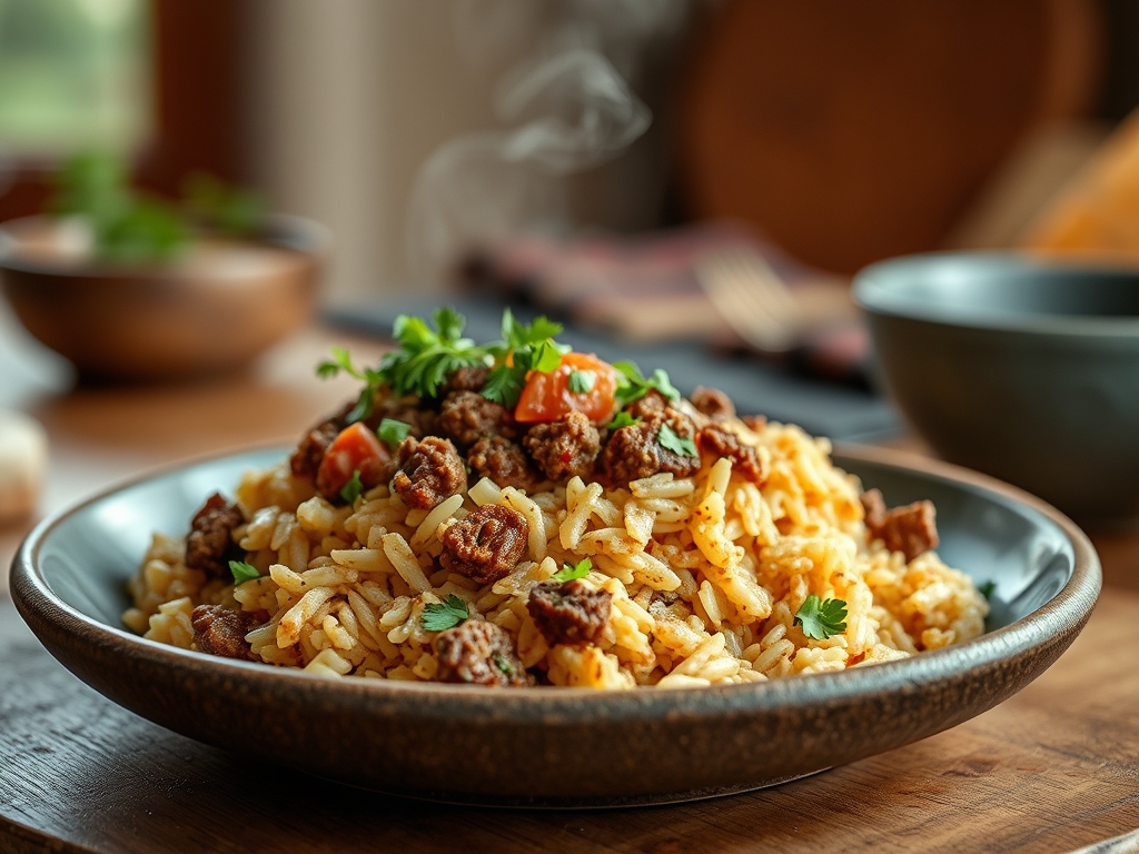 mexican rice and ground beef recipes