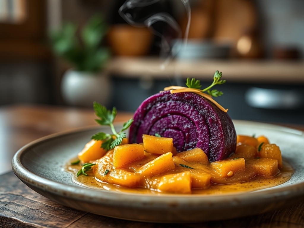 purple sweet potato recipes dessert